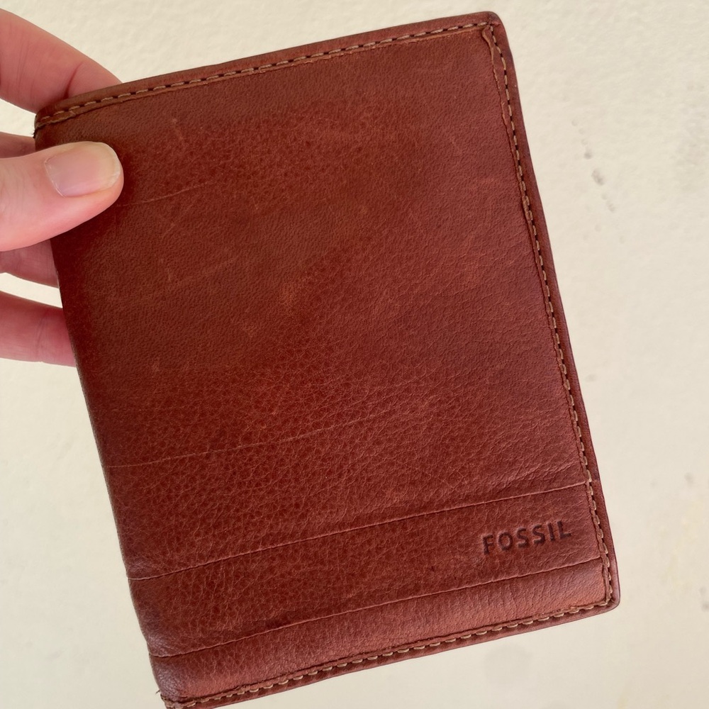 FOSSIL passport folding wallet